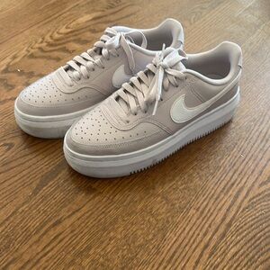 Nike court vision Alta platform sneaker